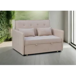 SOFA CAMA CON BRAZOS TAP. 103 BILBAO BEIG O GRIS