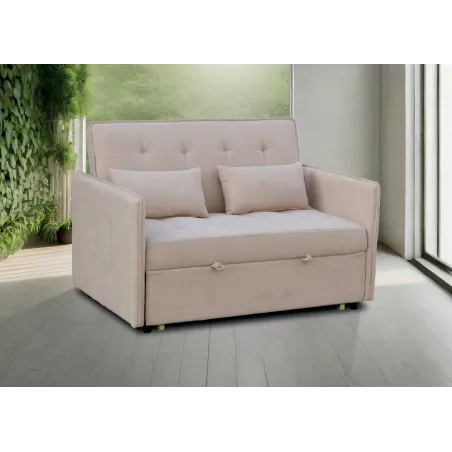 SOFA CAMA CON BRAZOS TAP. 103 BILBAO BEIG O GRIS