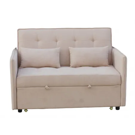 SOFA CAMA CON BRAZOS TAP. 103 BILBAO BEIG O GRIS