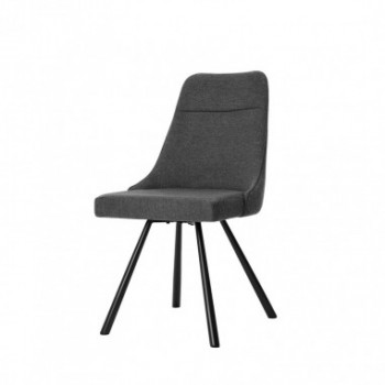 SILLA DANICA GRIS OSCURO