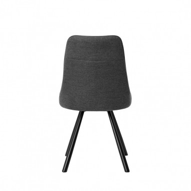 SILLA DANICA GRIS OSCURO