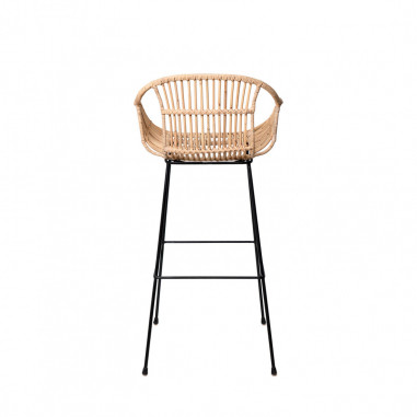 TABURETE GIAN NATURAL /NEGRO