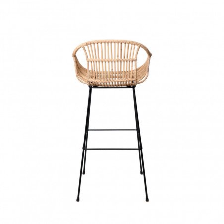 TABURETE GIAN NATURAL /NEGRO