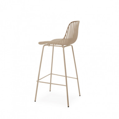 TABURETE ALTO CASPER BEIGE