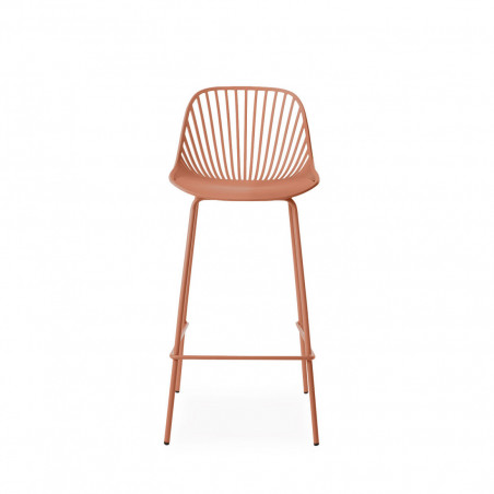 TABURETE ALTO CASPER TERRACOTA