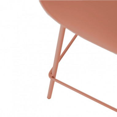 TABURETE ALTO CASPER TERRACOTA