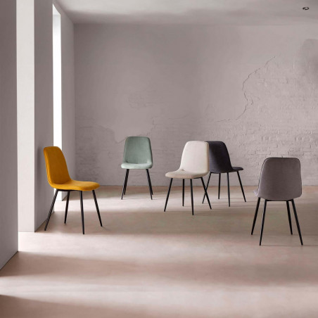 SILLA MARLEEN GRIS OSCURO