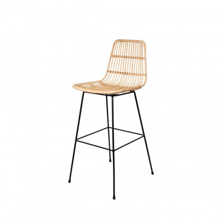 TABURETE GUIDO NATURAL/NEGRO