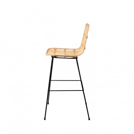 TABURETE GUIDO NATURAL/NEGRO