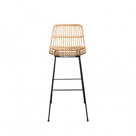 TABURETE GUIDO NATURAL/NEGRO