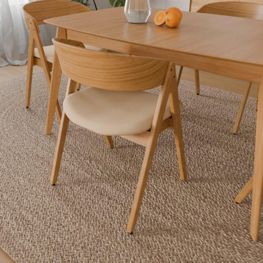 SILLA RINA ROBLE BEIGE