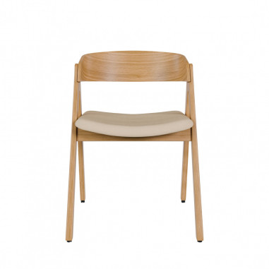 SILLA RINA ROBLE BEIGE