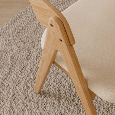 SILLA RINA ROBLE BEIGE
