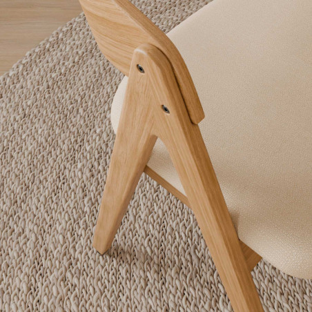 SILLA RINA ROBLE BEIGE