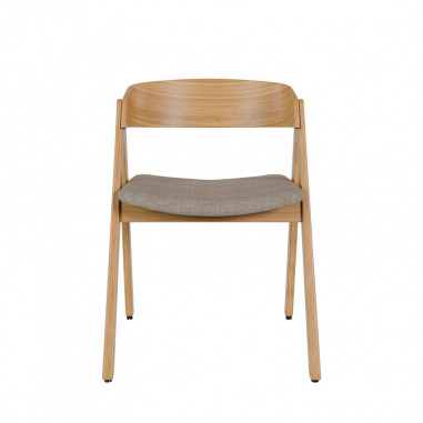 SILLA RINA ROBLE GRIS CLARO