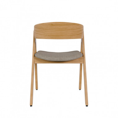 SILLA RINA ROBLE GRIS CLARO