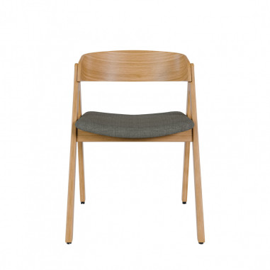 SILLA RINA ROBLE GRIS OSCURO