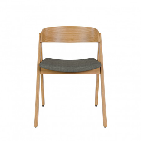 SILLA RINA ROBLE GRIS OSCURO