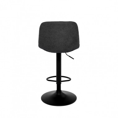 TABURETE ASHA GRIS OSCURO