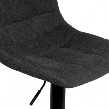 TABURETE ASHA GRIS OSCURO