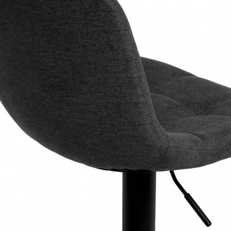 TABURETE ASHA GRIS OSCURO