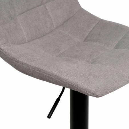 TABURETE ASHA GRIS CLARO