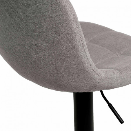 TABURETE ASHA GRIS CLARO