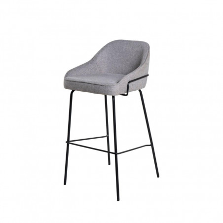 TABURETE LOUIS GRIS CLARO