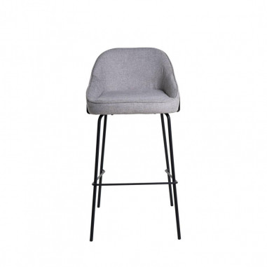 TABURETE LOUIS GRIS CLARO