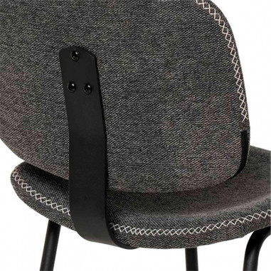SILLA WINONA GRIS OSCURO