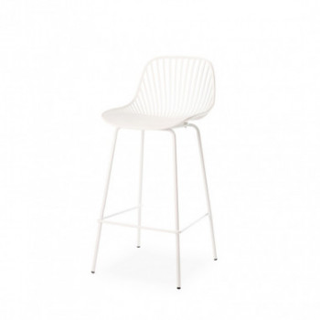 TABURETE ALTO CASPER BLANCO
