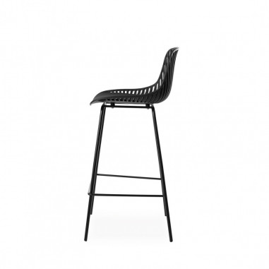 TABURETE ALTO CASPER NEGRO