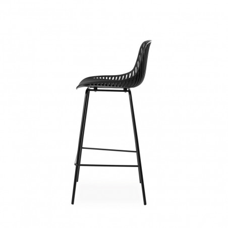 TABURETE ALTO CASPER NEGRO