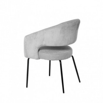 SILLA ELEONOR GRIS CLARO 2