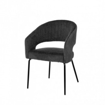 SILLA ELEONOR GRIS OSCURO