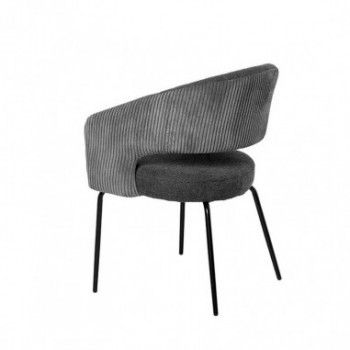 SILLA ELEONOR GRIS OSCURO 2