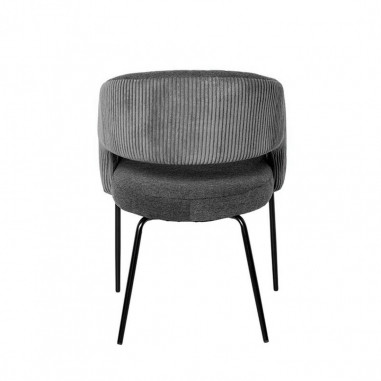 SILLA ELEONOR GRIS OSCURO