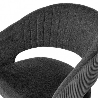 SILLA ELEONOR GRIS OSCURO