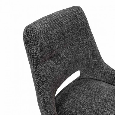 SILLA CALLIE GRIS OSCURO