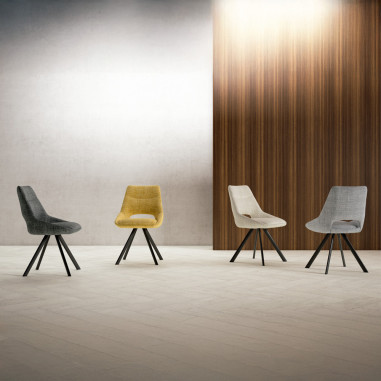 SILLA CALLIE GRIS OSCURO