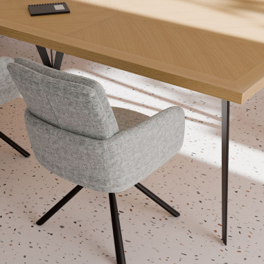 SILLA LINDA GRIS CLARO