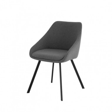 SILLA LANNA GRIS DARK