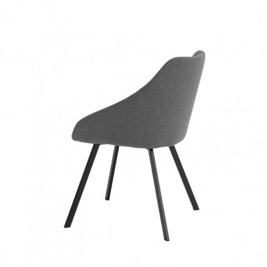 SILLA LANNA GRIS DARK