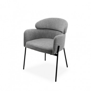 SILLA SALLY GRIS CLARO