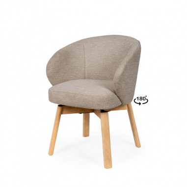 SILLA VIRGINIA TAUPE