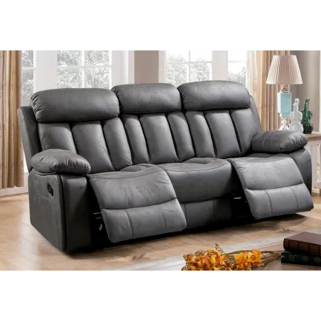SOFA 3P RELAX TAP. JADE MADRID BEIGE, GRIS O CHOCO
