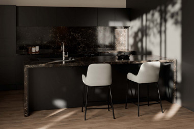 TABURETE MILTON GRIS CLARO