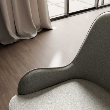 TABURETE MILTON GRIS CLARO