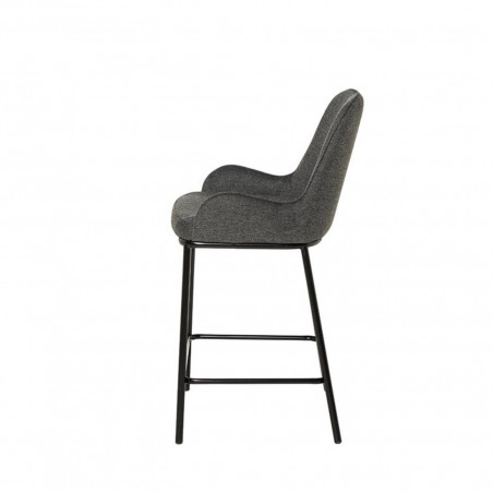 TABURETE MILTON GRIS OSCURO