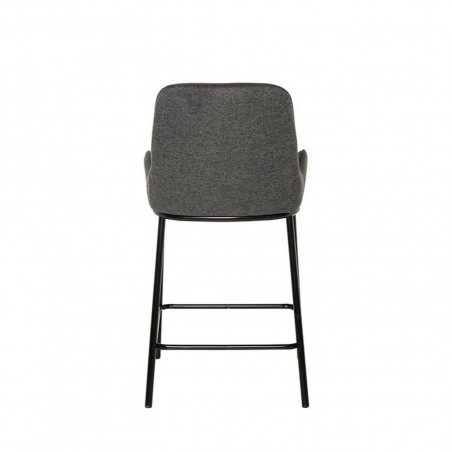 TABURETE MILTON GRIS OSCURO